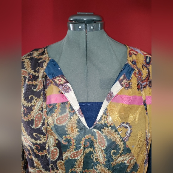 Reba boho handkerchief hem dress - Picture 2 of 12